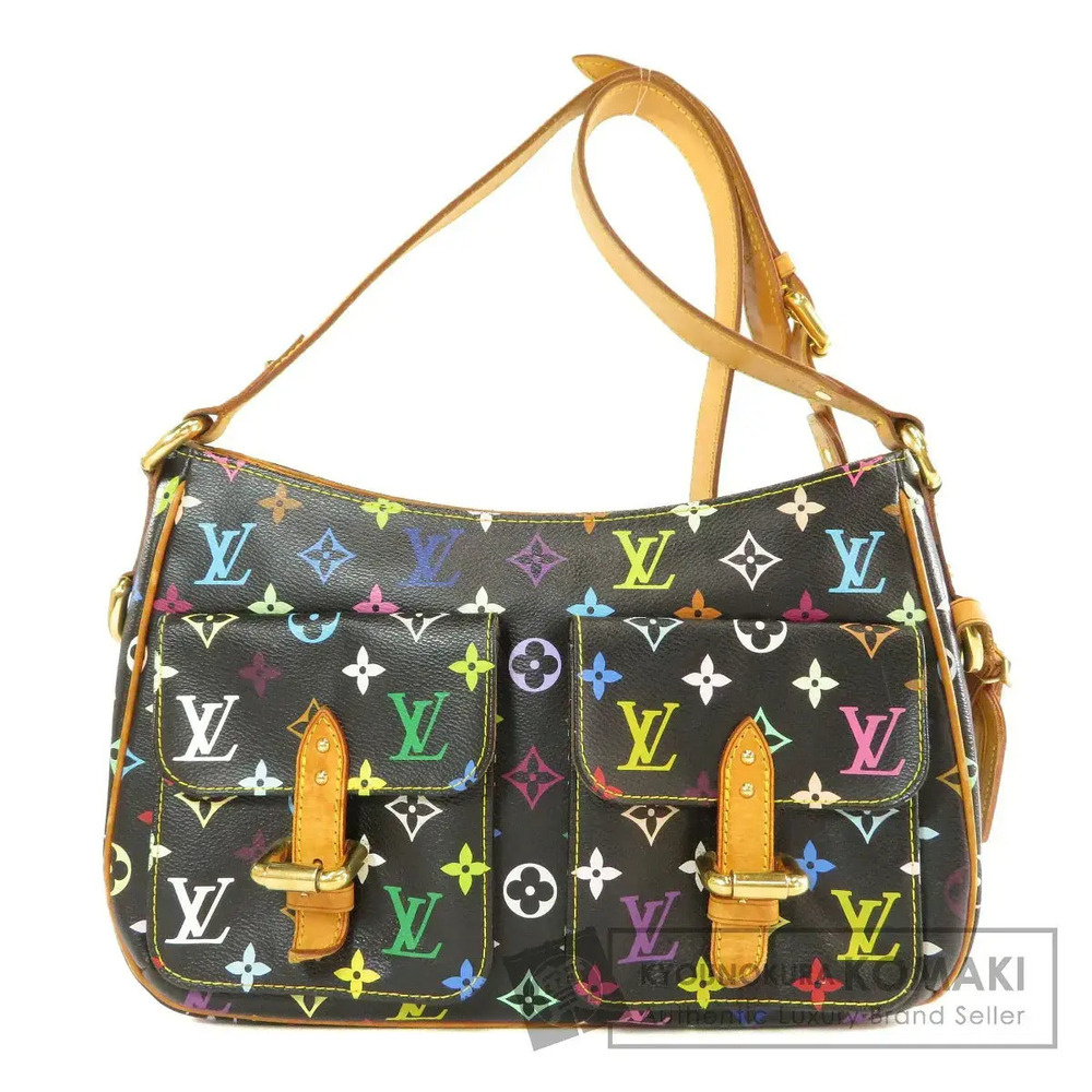 Louis Vuitton Lodge Monogram Multicolor Canvas Shoulder Bag Brown